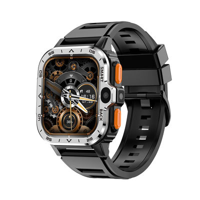PGDWATCH 4+64GB bạc Android Square Fitness Watch HD Camera kép NFC 4G