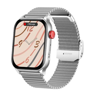 Giá tốt. AI Voice Assistant Square Shape Smart Watch Kiểm soát sức khỏe Smart Watch trực tuyến