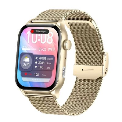 1.53 inch Android Square Smartwatch Hỗ trợ BLE5.3 Sạc từ tính
