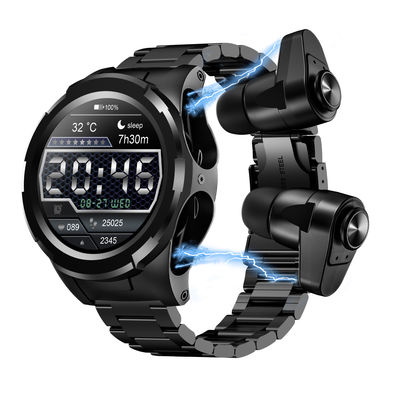 Giá tốt. Bluetooth 5.0 TWS Đồng hồ thể dục với pin và 4 giờ thời gian âm nhạc cho giải trí trực tuyến
