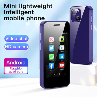 Mini 3G Smart Phone XS13 PRO 2+16GB Android 9.0 2.5'Screen Type-c Thẻ kép
