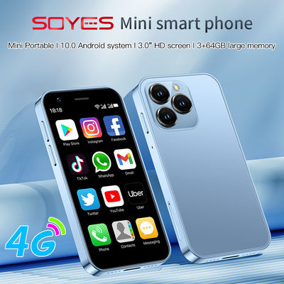 Giá tốt. 3+64GB Type C Dual SIM Điện thoại di động 4G nhỏ XS16 3.0'' Android 10.0 Quad Core 2000mAh trực tuyến