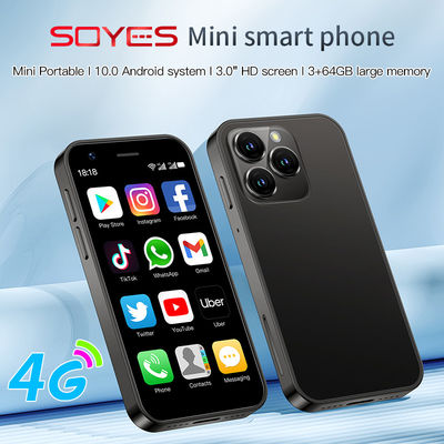 XS15 Dual Card Điện thoại thông minh 4G nhỏ 3 + 64GB Compact Với Máy ảnh phía trước