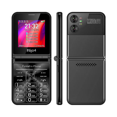Giá tốt. F265 2.55'' 4 thẻ SIM Flip Keypad Điện thoại di động 1400mAh Camera FM Radio 2G trực tuyến