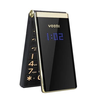 Yeemi M2-C 2G Điện thoại tính năng GSM MTK 2.8'' màn hình kép MP4 Player Flip Phones For Seniors