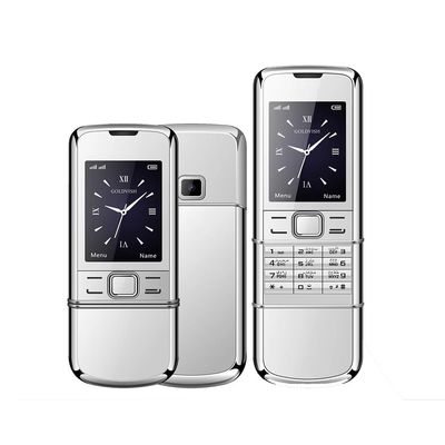 New Classic 8800 2G GSM Dual SIM Bluetooth Slider Điện thoại di động Màn hình 2,4 inch