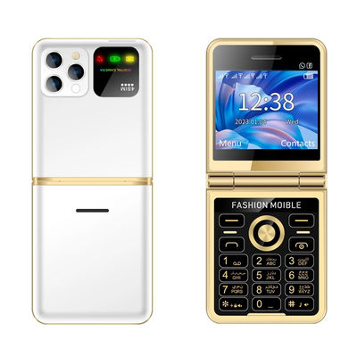 Bốn SIM Dial Bluetooth đèn pin LED siêu mỏng tính năng điện thoại P20 gấp 2.4' 'HD màn hình