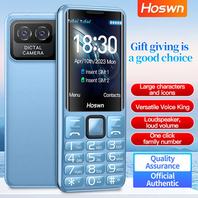 i79 (H6) 4G Người già Mini Cellphone 2.4'' TFT Screen 32MB RAM Torch Dual SIM English keyboard
