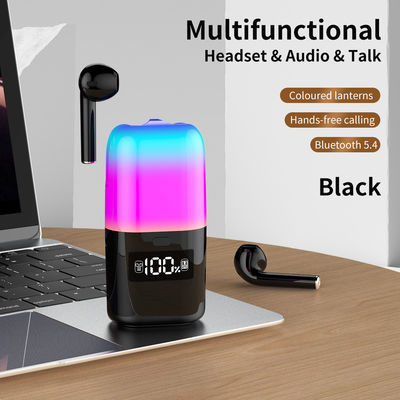 Giá tốt. 500mAH Capacity pin TWS tai nghe Bluetooth5.0 loa với đèn LED và 3 ngày sử dụng thời gian nhạc Player trực tuyến