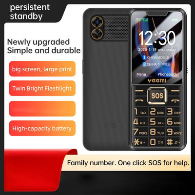 Giá tốt. Mở khóa điện thoại di động cao tuổi GSM 2G thẻ đôi SOS đèn pin 2500mAh pin 2.4 inch trực tuyến