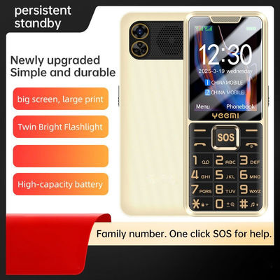 Giá tốt. Mở khóa điện thoại di động cao tuổi GSM 2G thẻ đôi SOS đèn pin 2500mAh pin 2.4 inch trực tuyến