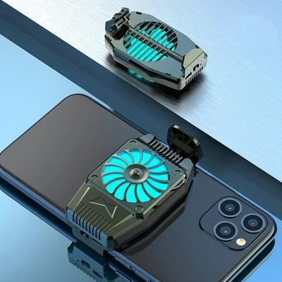 H15 Điện thoại di động Back-clip Không khí làm mát Game Cooler Turbo Hurricane làm mát quạt tản nhiệt với pin tích hợp