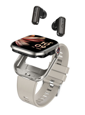 Giá tốt. TWS 2-in-1 tai nghe Bluetooth và màn hình vuông 2.02''TFT Bluetooth Call Smart Watch với dung lượng pin 400911 3.7V/25MAH trực tuyến
