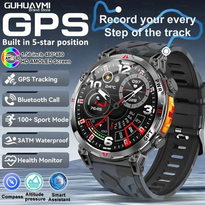 Giá tốt. Đồng hồ thông minh BT Call Professional GPS AMOLED 650Mah Chống nước 3ATM Theo dõi sức khỏe Thể thao trực tuyến