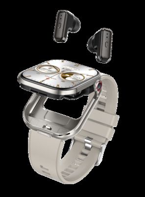 T99 TWS Smartwatch không dây 2.02inch IPS 320x385 BT5.0 Bluetooth Call IP67 Kiểm soát nước 300mAh