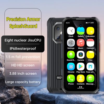 Giá tốt. IPS Android12 6+128GB 3000mAh MAXO Rugged Smartphone IP68 Mini Waterproof 3.88 '' trực tuyến
