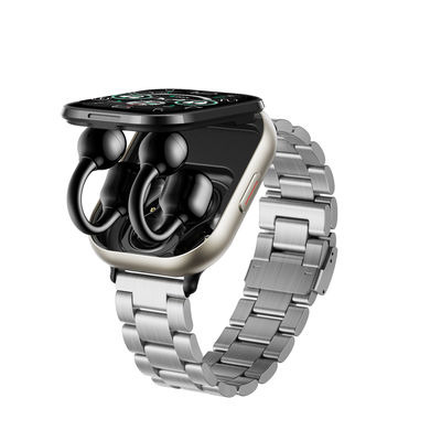 TWS 2 trong 1 không dây Bluetooth gọi D12 tai nghe âm nhạc phát lại thể thao Fitness Tracker Smartwatch