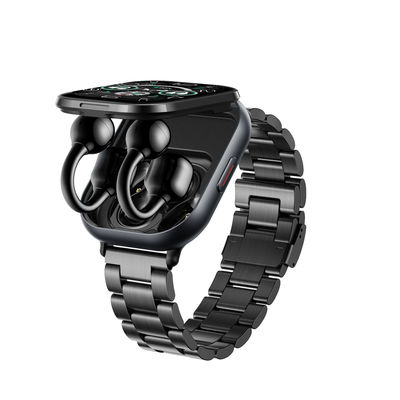 TWS 2 trong 1 không dây Bluetooth Call D12 Music Playback Sport Fitness Tracker tai nghe Smartwatch