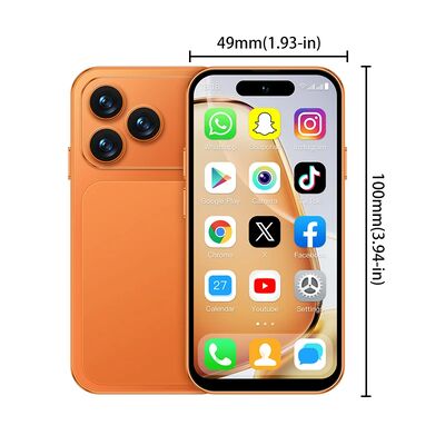 Giá tốt. Điện thoại thông minh Orange A18 Pro mới 2026, màn hình 4.0 inch, Android 12.0, pin 2000mAh, 2 SIM 4G trực tuyến