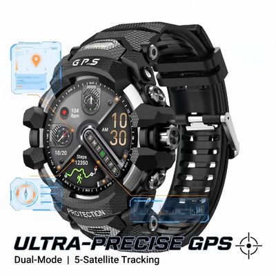 Giá tốt. GPS thể thao Smart Watch Offline Map 2GB 10ATM Hạt lồng chống nước 1.43 