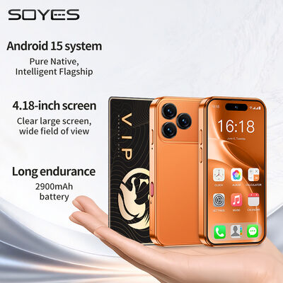 Giá tốt. XS19 MAX LTE 4G Mini 4.18'' Android 15.0 4+64GB Dual SIM 2900mAh Face Unlock Small Mobile Phone online