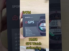 DM58-GPS Sữa kẽm hợp kim GPS Smart Watch 5ATM BLE 5.3 500mAh Pin Không thấm nước Sport Watch