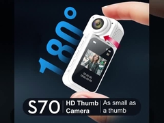 Máy ảnh Fpv nhỏ có thể đeo Máy quay video WiFi 110 ° góc rộng Kính chống rung APP Control