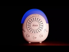 Máy khóa trẻ em tiếng ồn trắng với ánh sáng đêm năm màu 30 Tiếng thanh thản bộ tính năng đồng hồ