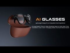 Giới thiệu Kính thông minh AI M02 Camera 8MP Ghi video Dịch thuật Kính râm Bluetooth Bạn