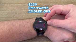 Đồng hồ thông minh S666 AMOLED GPS Gọi Bluetooth