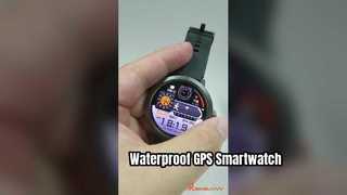 Đồng hồ thông minh thể thao GPS Rainbuvvy DM76 Màn hình AMOLED 1.32 '' Đồng hồ đeo tay chống nước 5ATM Pin 360mAh